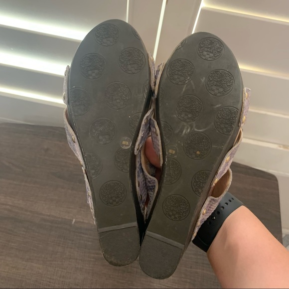 Vince Camuto Lupa natural desert snake print platform wedge sandals - Picture 8 of 11